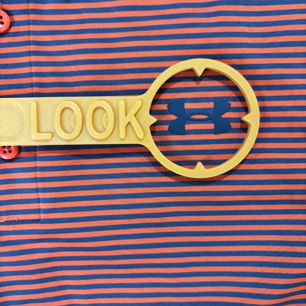 UNDER ARMOUR Polo Shirt Mens 2XL Orange Blue Striped Short Sleeve‎ Golf - Picture 4 of 8